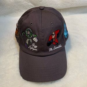 Disney Parks Pixar Baseball Hat Men's Adult Gray